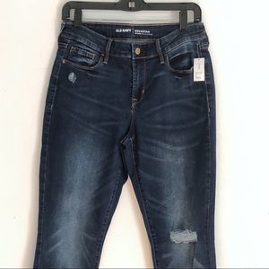 NWT Old Navy Rockstar Mid-Rise Distressed Jeans